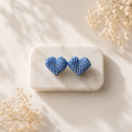 Topos en corazon 3D azul