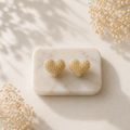 Topos en corazón 3D vainilla