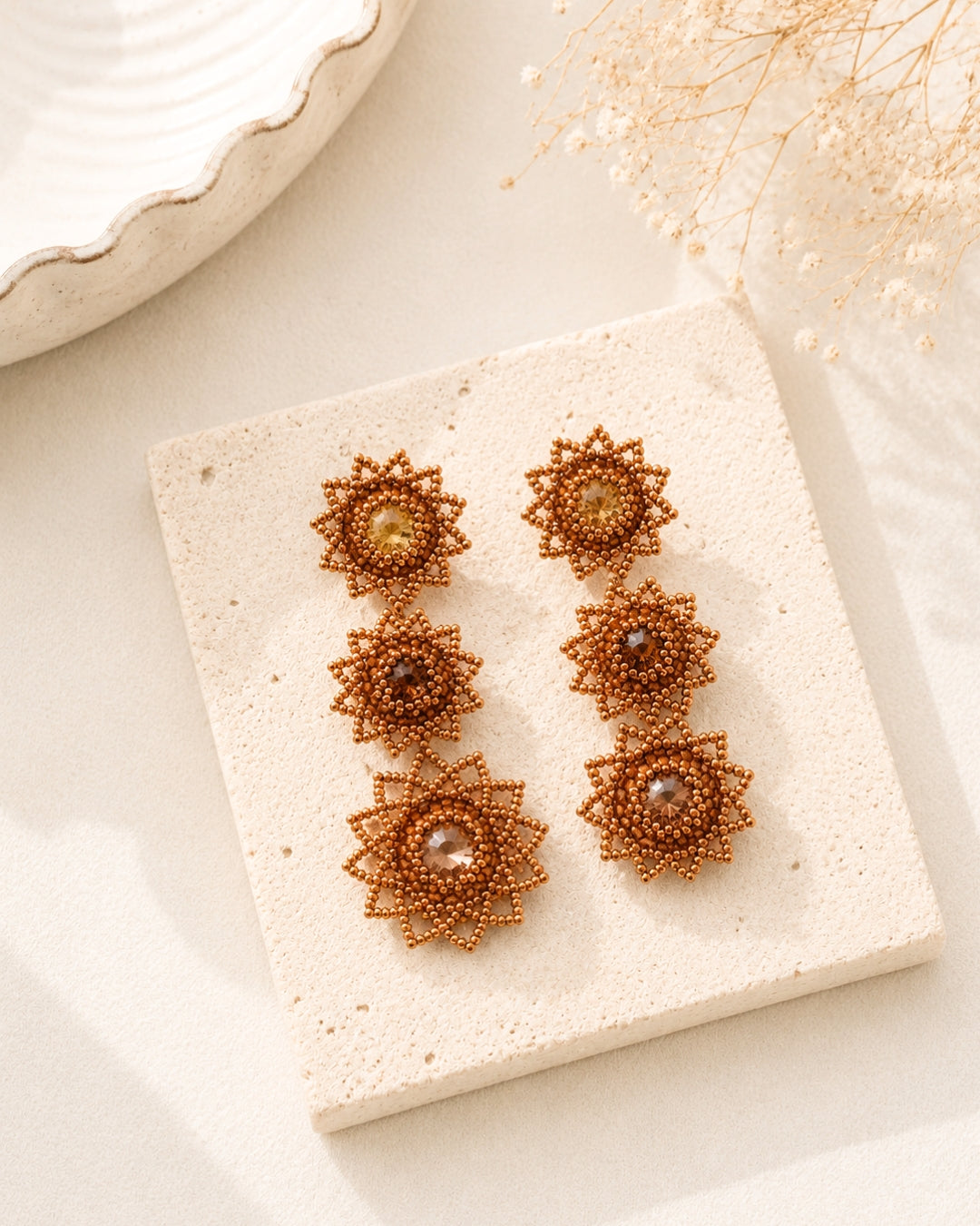Aretas miel y cobre