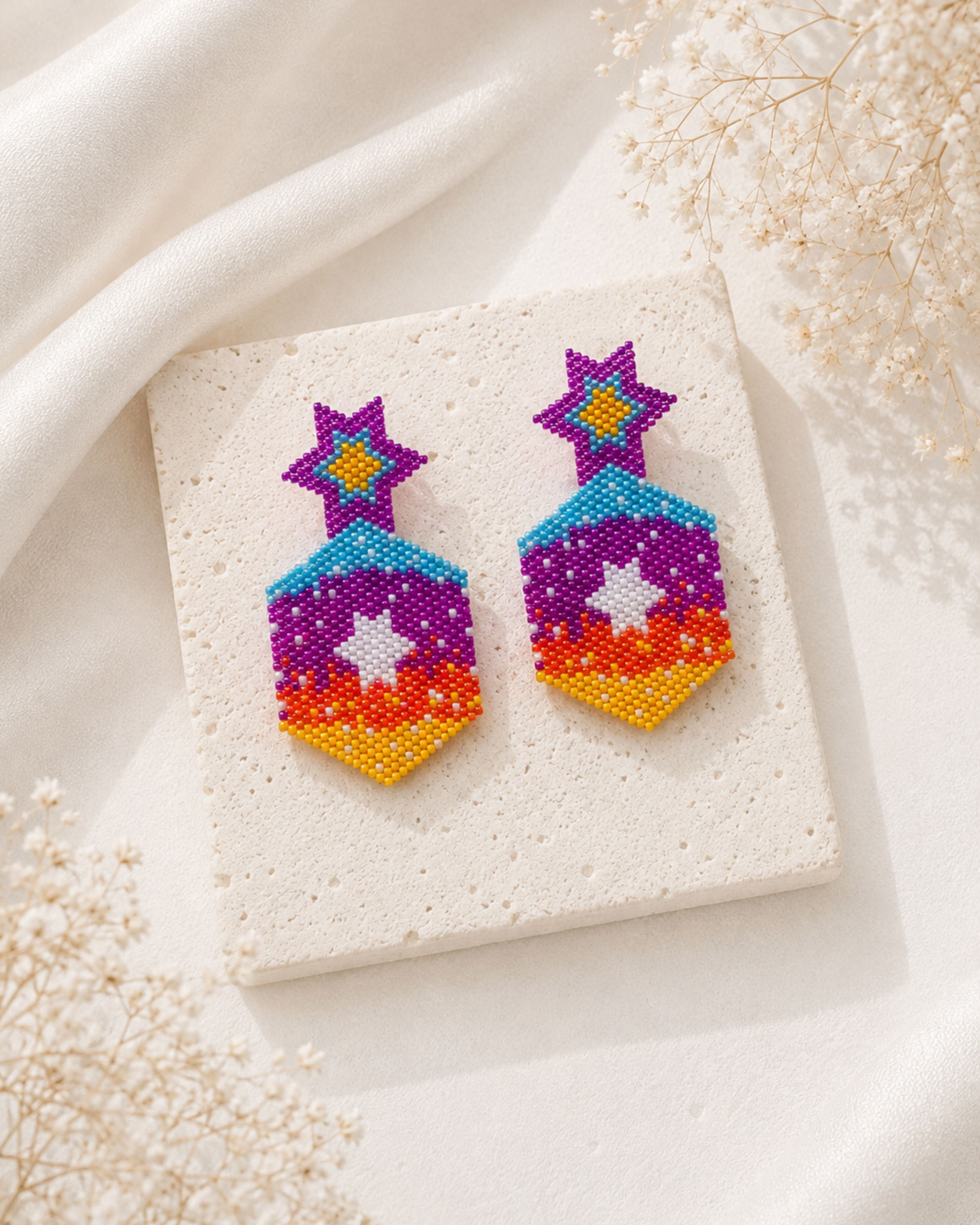 Aretas rainbow stars atardecer