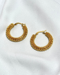 Aretes sol de oro