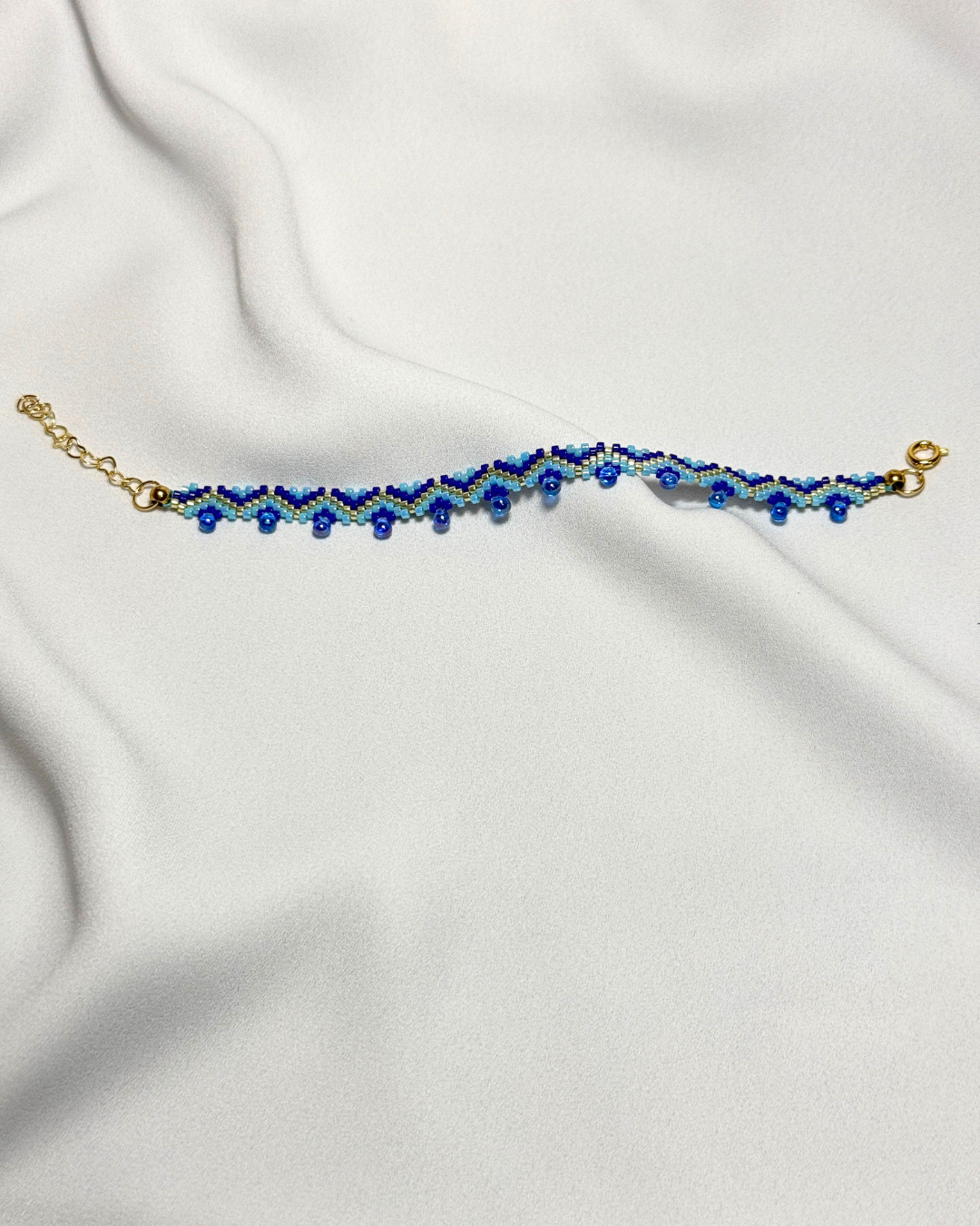 Pulsera maya azul